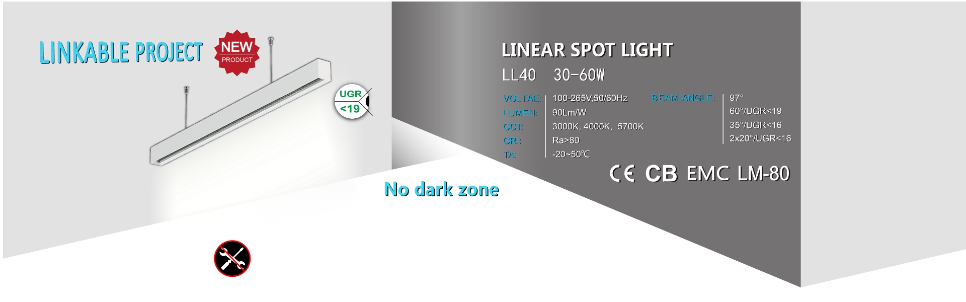 Luz linear dirigida, Luz de painel dirigida, iluminação de projecto dirigida,Zhongshan Xiongqi Lighting Co.,Ltd